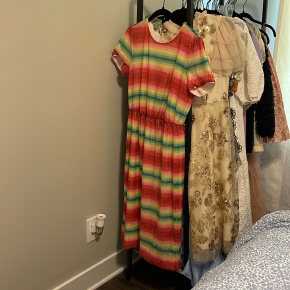 ❤️J Crew Rainbow Sequin Dress❤️ - Picture 5 of 6